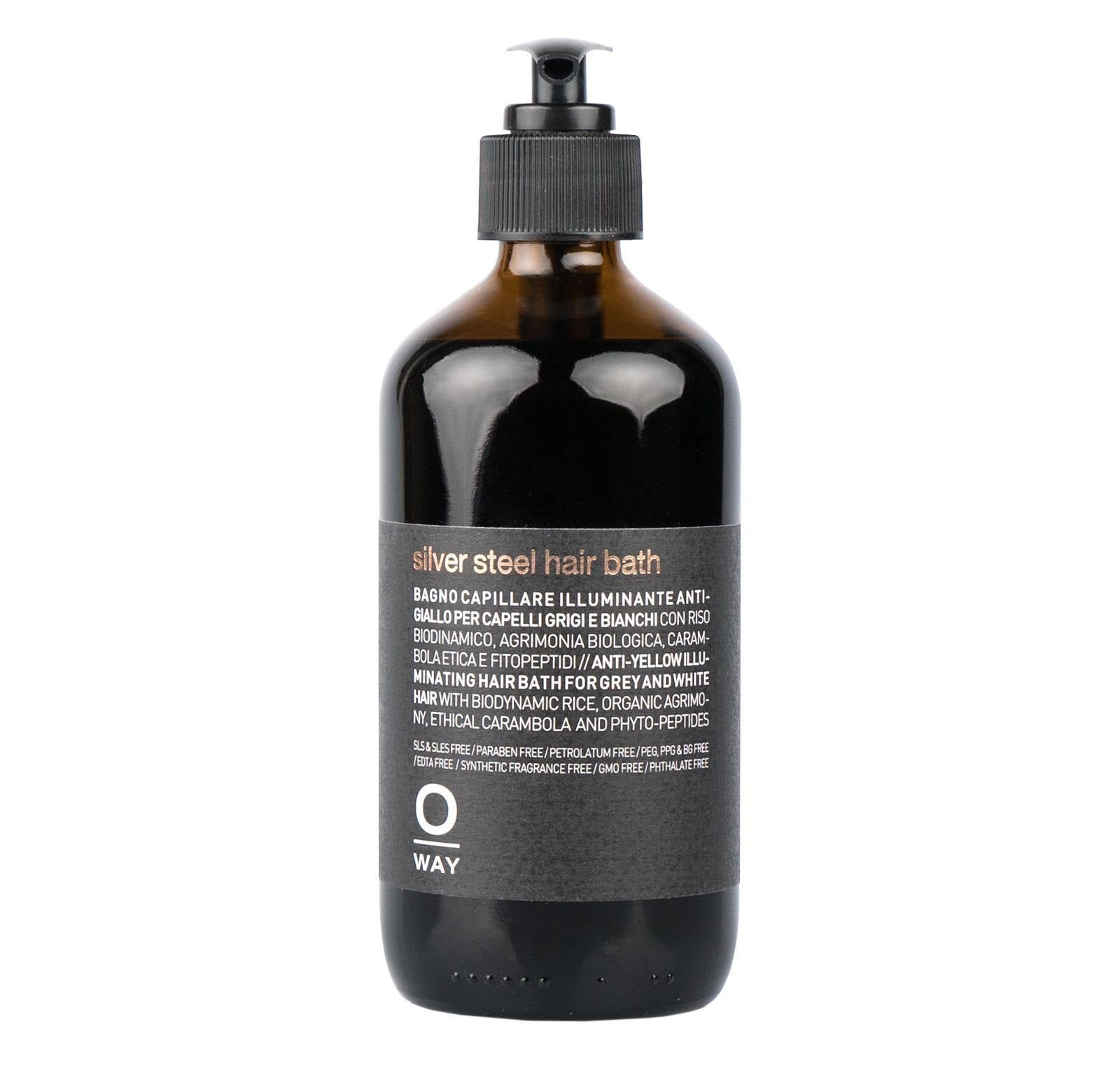 Oway Silver Steel Hair Bath 240 ml - Haircare.express