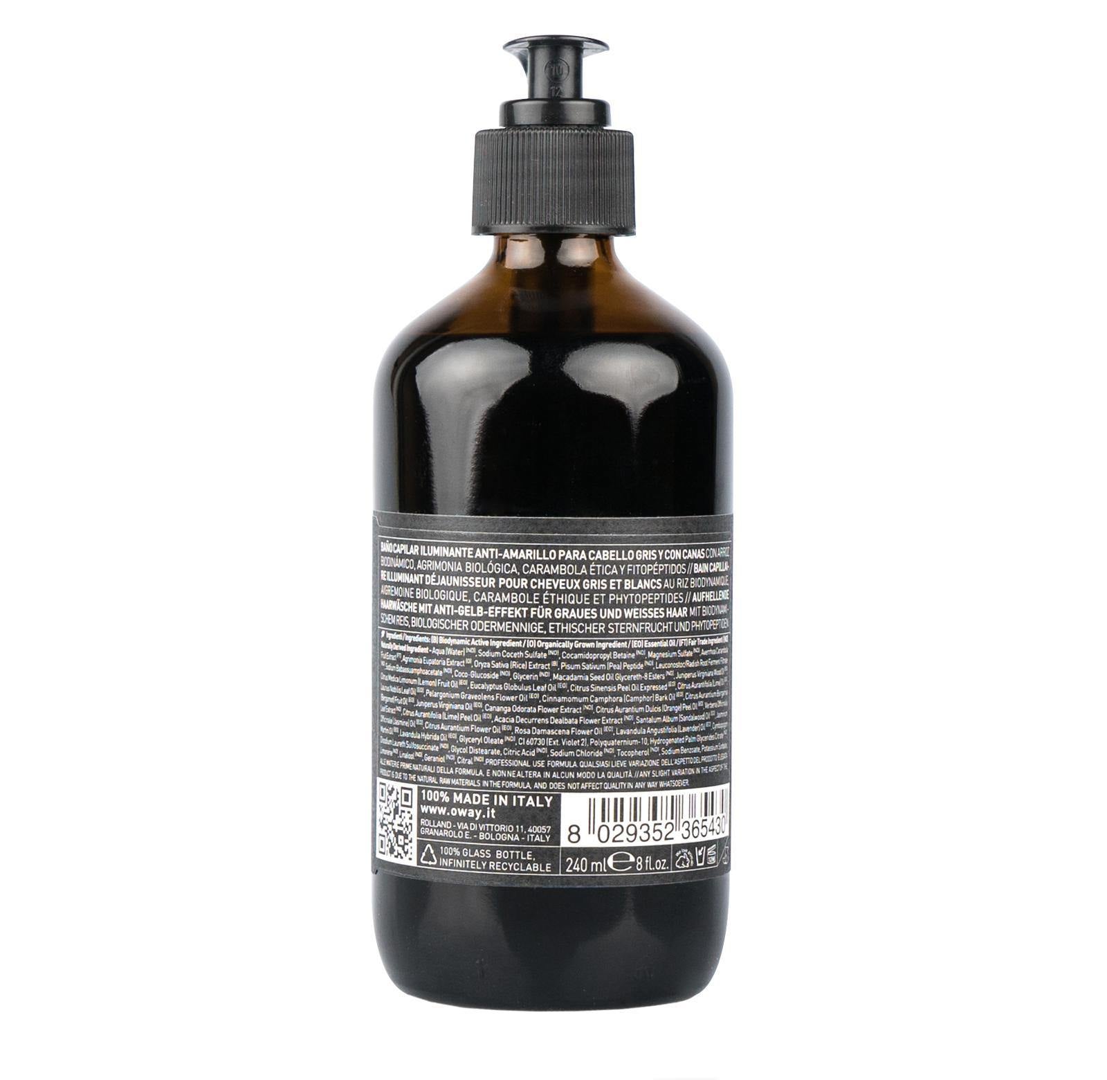 Oway Silver Steel Hair Bath 240 ml - Haircare.express